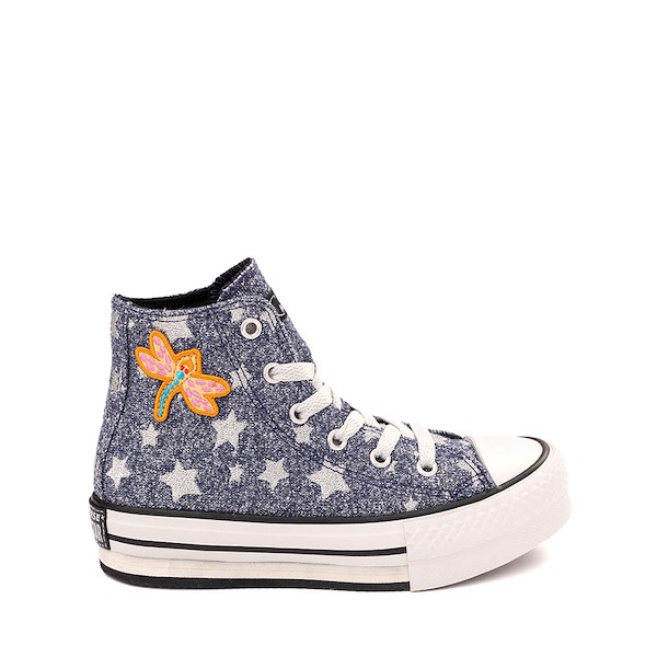 Converse x Coraline Chuck Taylor All Star EVA Lift High Top Sneaker Little Kid Dark Blue