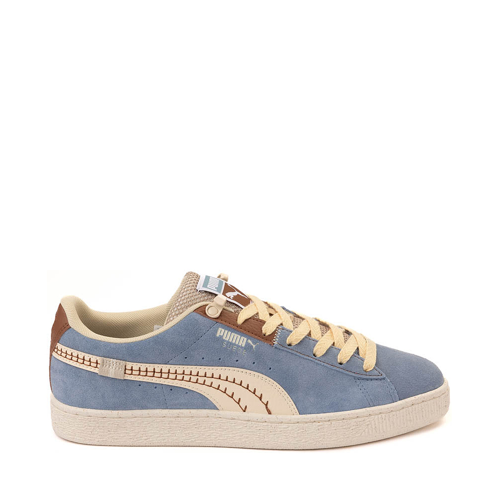 Mens PUMA Suede Expedition Athletic Shoe - Zen Blue / Brown Mushroom |  Journeys