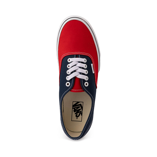 alternate view Vans Authentic 2-Tone Skate Shoe - Red / NavyALT2