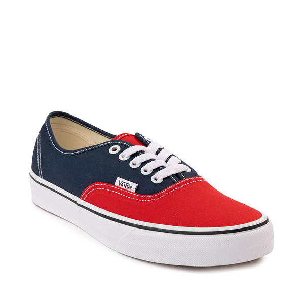 alternate view Vans Authentic 2-Tone Skate Shoe - Red / NavyALT5