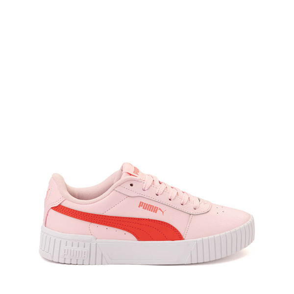 PUMA Carina 2.0 Athletic Shoe - Little Kid / Big Kid - Whisp Of Pink / Active Red / PUMA White
