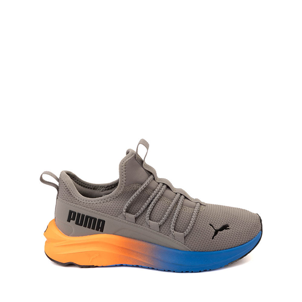 PUMA One4All Fade Slip-On Athletic Shoe - Little Kid / Big Stormy Slate Cool Cobalt Ultra Orange