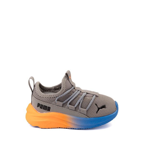 PUMA One4All Fade Slip-On Athletic Shoe - Baby / Toddler - Stormy Slate / Cool Cobalt / Ultra Orange