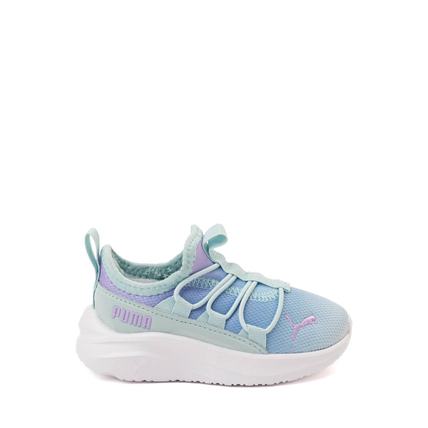 PUMA One4All Aurora Slip-On Athletic Shoe - Baby / Toddler Turquoise Surf Vivid Violet Day Dream