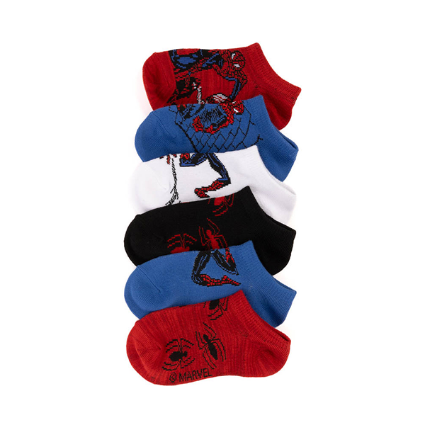 alternate view Spider-Man Low Socks 6 Pack - Toddler - MulticolorALT1