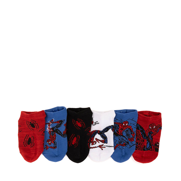 alternate view Spider-Man Low Socks 6 Pack - Toddler - MulticolorALT2