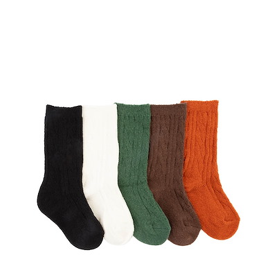 Turn Cuff Lettuce Welt Quarter Socks 3 Pack - Toddler - White