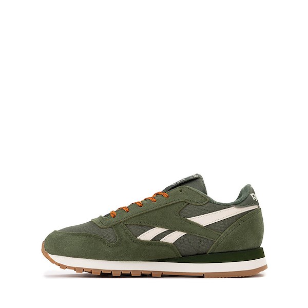 alternate view Reebok Classic Leather Athletic Shoe - Little Kid - Breakaway GreenALT1