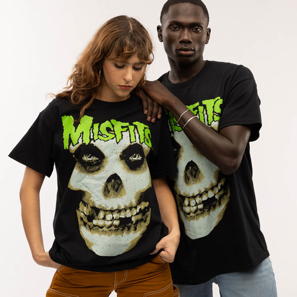 Misfits Logo Tee - Black / Green