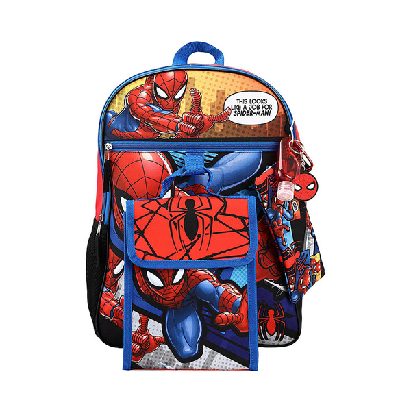Marvel Spider-Man Backpack Set - Multicolor