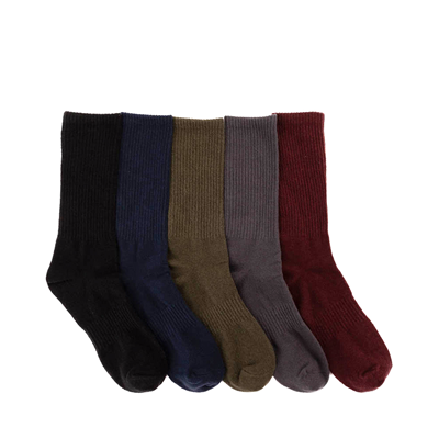 Mens Varsity Half Crew Socks 5 Pack - Multicolor