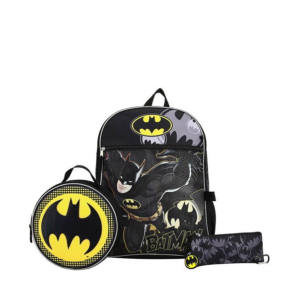 DC Comics Batman Backpack Set - Black