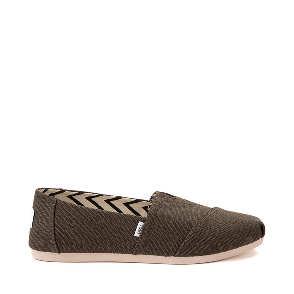 Womens TOMS Alpargata Slip On Casual Shoe Olive