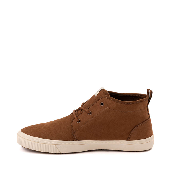 Mens TOMS Carlo Mid Terrain Leather Sneaker - Chestnut