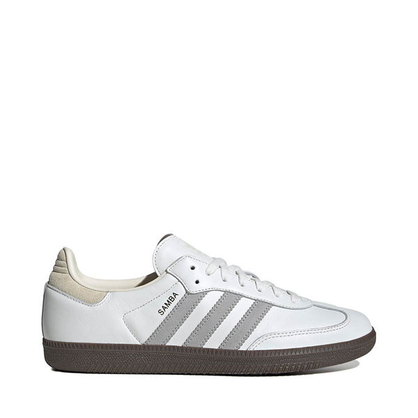 Mens adidas Samba OG Athletic Shoe - Core White / Grey Cream