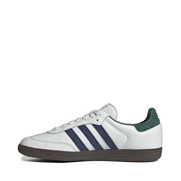 Mens adidas Samba OG Athletic Shoe - White / Black Collegiate Green