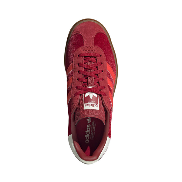 Womens adidas Gazelle Bold Athletic Shoe Team Victory Red Bright Red Off White