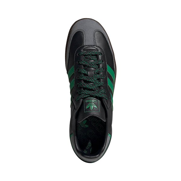 alternate view Womens adidas Samba OG Athletic Shoe - Core Black / Green / GreyALT2