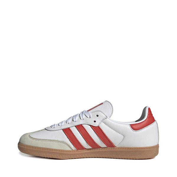 Womens adidas Samba OG Athletic Shoe - White / Solar Red / Off White