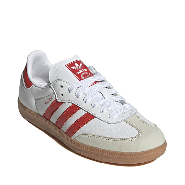 Adidas white and red samba online