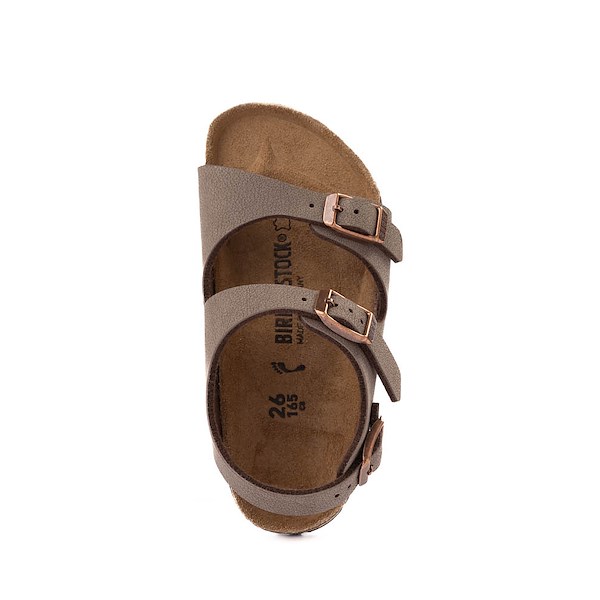 alternate view Birkenstock Roma Sandal - Big Kid - MochaALT2