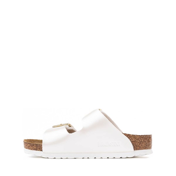 alternate view Birkenstock Arizona Slide Sandal - Little Kid / Big Kid - Electric Metallic PearlALT1