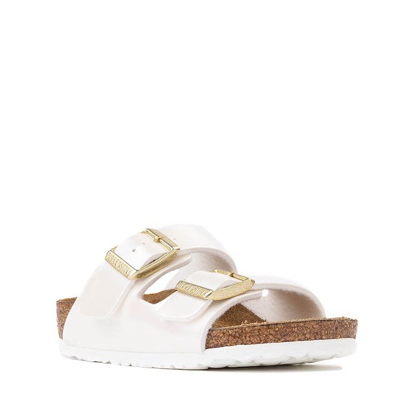 alternate view Birkenstock Arizona Slide Sandal - Little Kid / Big Kid - Electric Metallic PearlALT5