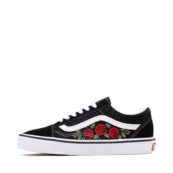 alternate view Vans Old Skool Roses Skate Shoe - BlackALT1