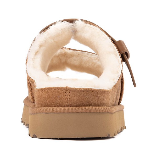 alternate view Womens UGG® Greenport Slide Sandal - ChestnutALT4