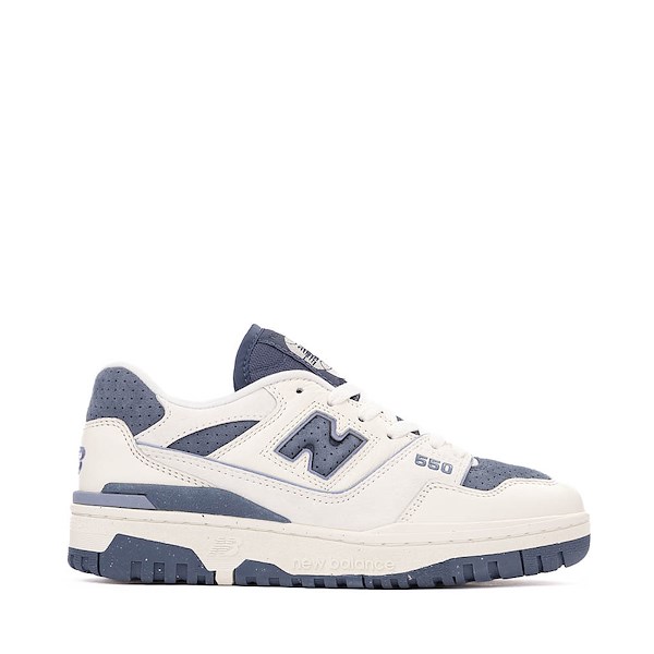 Womens New Balance 550 Athletic Shoe - Sea Salt / Vintage Indigo