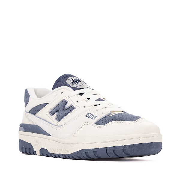 Womens New Balance 550 Athletic Shoe - Sea Salt / Vintage Indigo