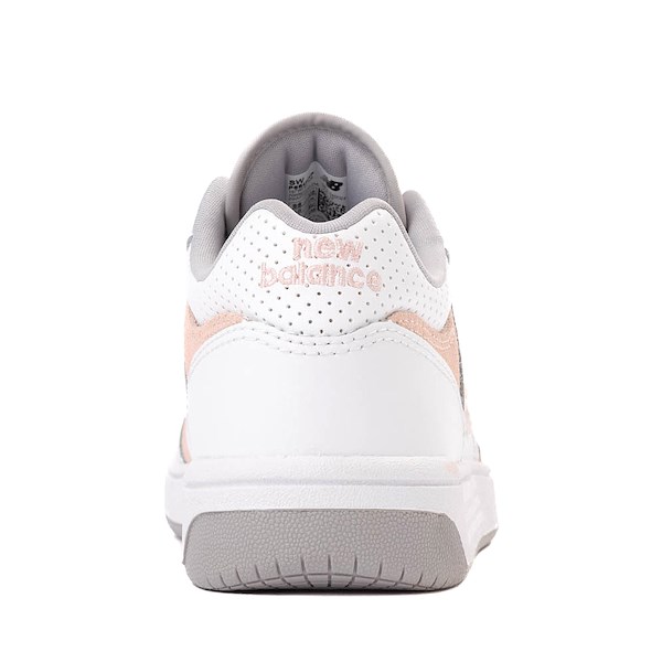 alternate view New Balance 480 Athletic Shoe - Big Kid - White / Pink HazeALT4