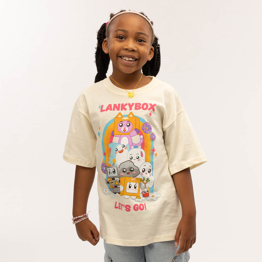 Lankybox Tee - Little Kid / Big Kid - Natural | Journeys