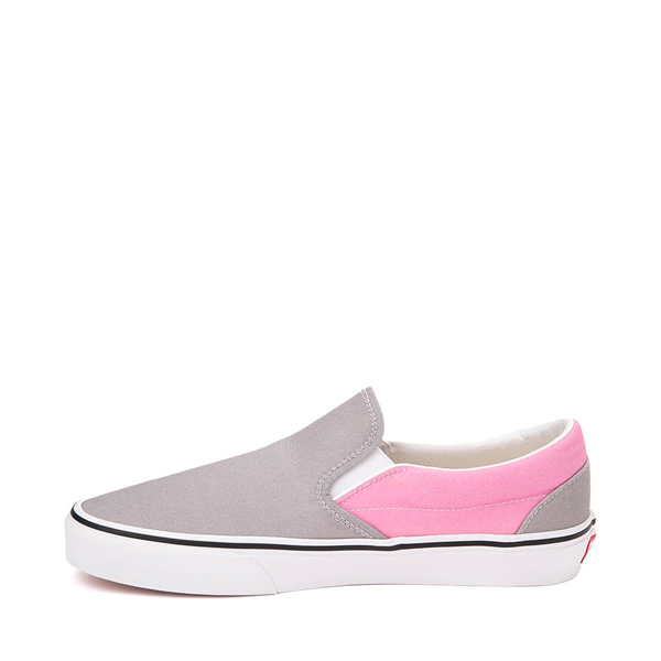 alternate view Vans Slip-On 2-Tone Skate Shoe - Gray / PinkALT1