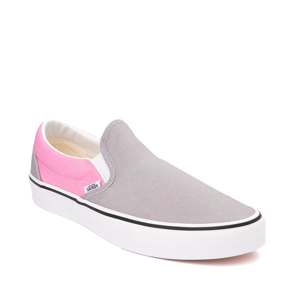 alternate view Vans Slip-On 2-Tone Skate Shoe - Gray / PinkALT5