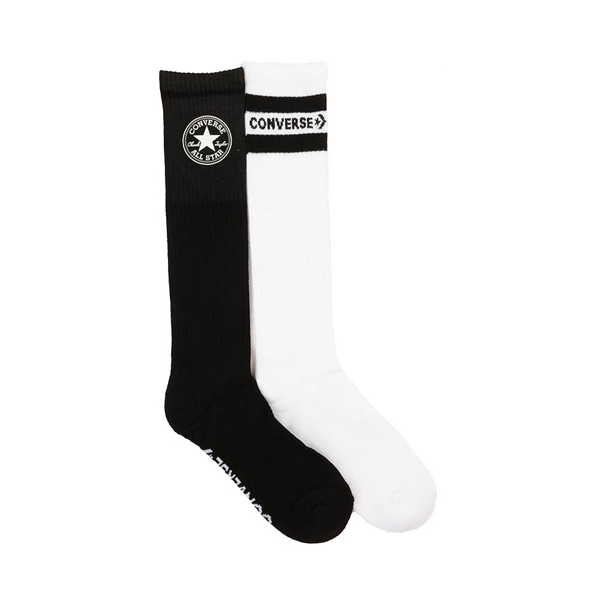 Womens Converse XX-Hi Socks 2 Pack - Black / White