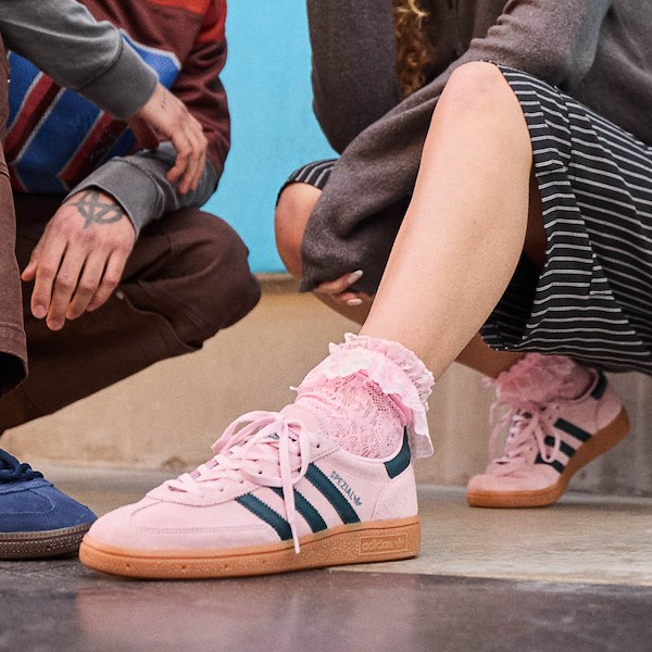 alternate view Womens adidas Handball Spezial Athletic Shoe - Clear Pink / Arctic Night / GumALT1C