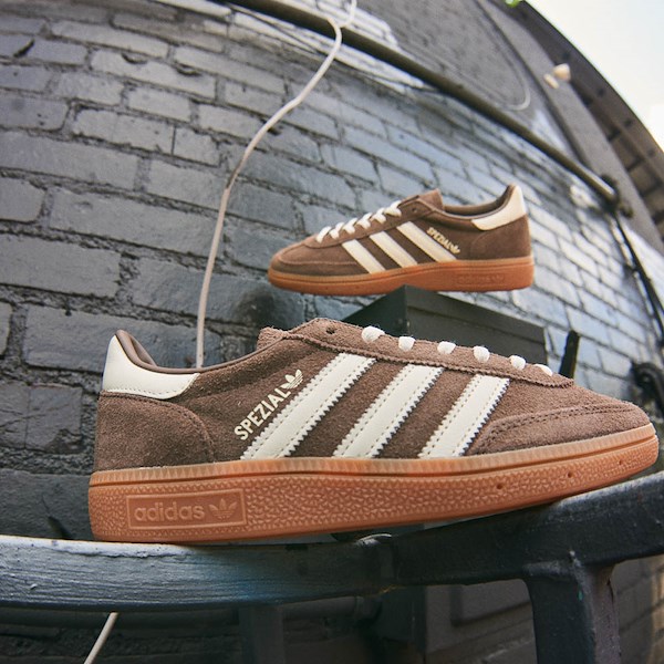 alternate view Womens adidas Handball Spezial Athletic Shoe - Earth Strata / Off White / GumHERO
