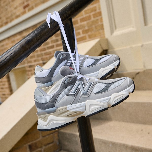 alternate view New Balance 9060 Athletic Shoe - Big Kid - Raincloud / CastlerockHERO