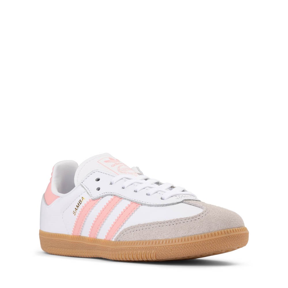 adidas SAMBA LT cream white／pink Women's Samba LT -Cream White/Shock Pink – Feature