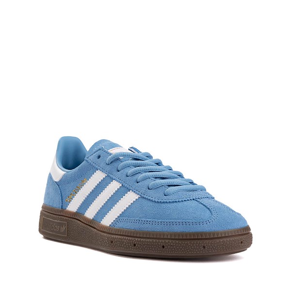 adidas Handball Spezial Athletic Shoe - Big Kid - Light Blue / White / Gum