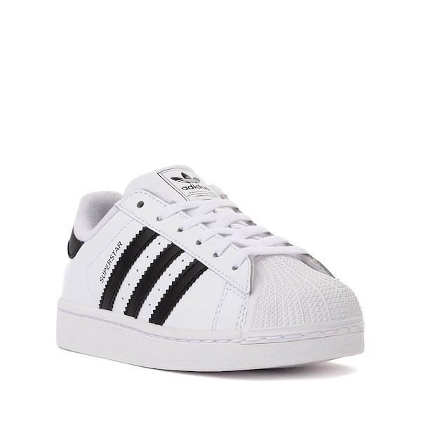 alternate view adidas Superstar II Athletic Shoe - Little Kid - White / Core Black / WhiteALT5