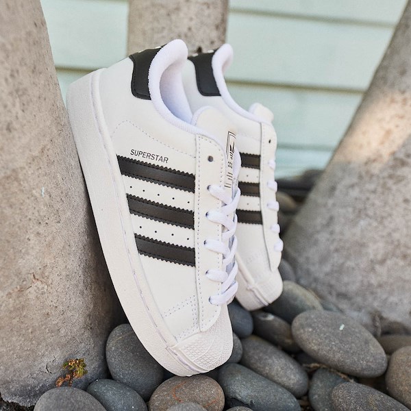 alternate view adidas Superstar II Athletic Shoe - Big Kid - Cloud White / Core Black / Cloud WhiteHERO