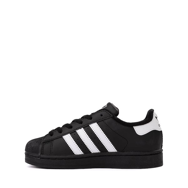 alternate view adidas Superstar II Athletic Shoe - Little Kid - Core Black / White / Core BlackALT1