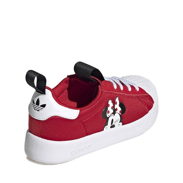 alternate view adidas x Disney Adifom Superstar 360 Minnie Mouse Athletic Shoe - Little Kid - Better Scarlet / White / Core BlackALT4