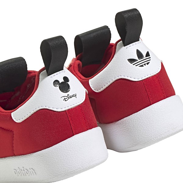 alternate view adidas x Disney Adifom Superstar 360 Minnie Mouse Athletic Shoe - Little Kid - Better Scarlet / White / Core BlackALT4B