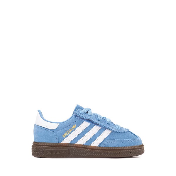 adidas Handball Spezial Comfort Closure Athletic Shoe Baby Toddler Light Blue Cloud White Gum