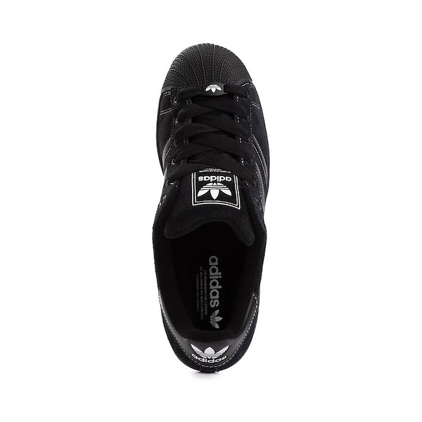 alternate view adidas Superstar II Athletic Shoe - Core Black / Core Black / WhiteALT2