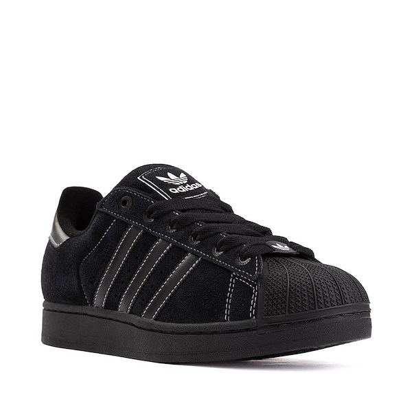 alternate view adidas Superstar II Athletic Shoe - Core Black / Core Black / WhiteALT5
