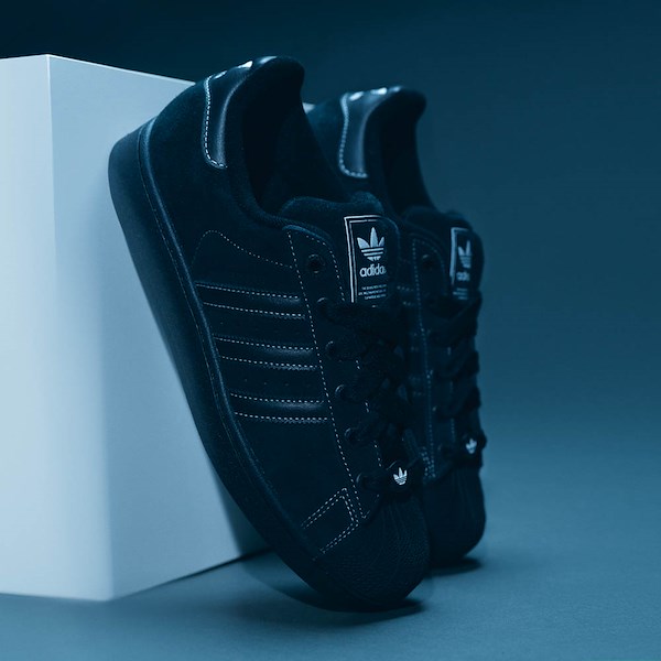 alternate view adidas Superstar II Athletic Shoe - Core Black / Core Black / WhiteHERO